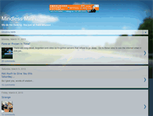 Tablet Screenshot of mindlessmirth.com